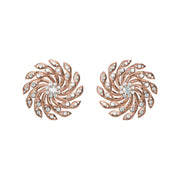 Radiant Spiral Diamond Earrings – 1.76 Carats | Lab Grown