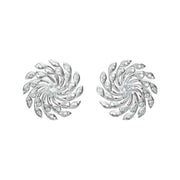 Radiant Spiral Diamond Earrings – 1.76 Carats | Lab Grown