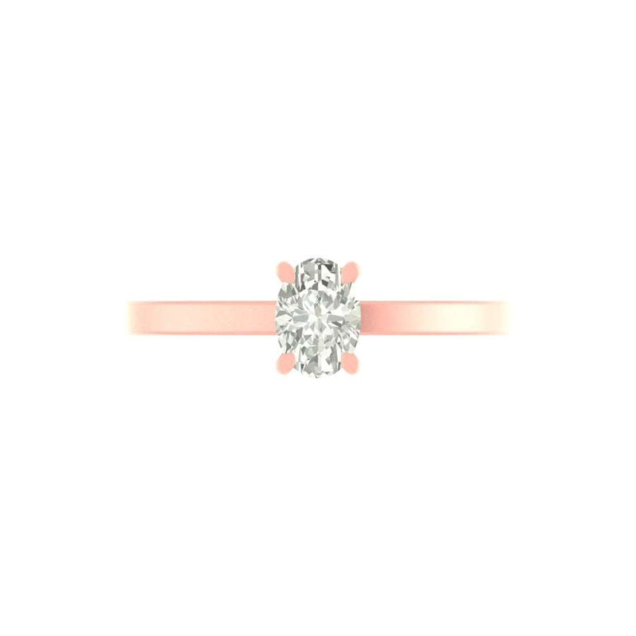 The Promise Oval Solitaire Ring – 1.00 CT