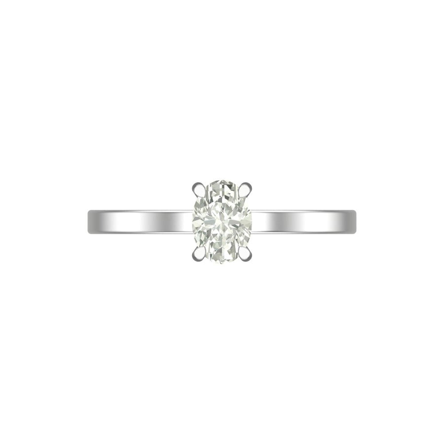 The Promise Oval Solitaire Ring – 1.00 CT