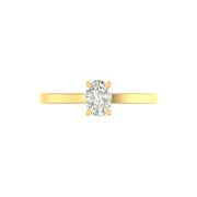 The Promise Oval Solitaire Ring – 1.00 CT