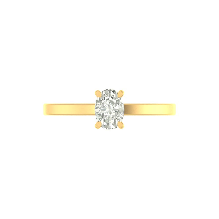 The Promise Oval Solitaire Ring – 1.00 CT
