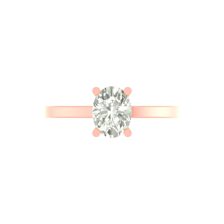 The Grace Oval Solitaire – 2.00 CT Statement Ring