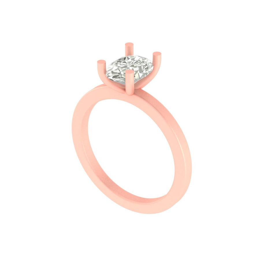 The Grace Oval Solitaire – 2.00 CT Statement Ring