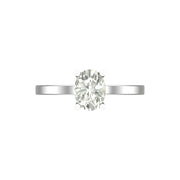 The Grace Oval Solitaire – 2.00 CT Statement Ring