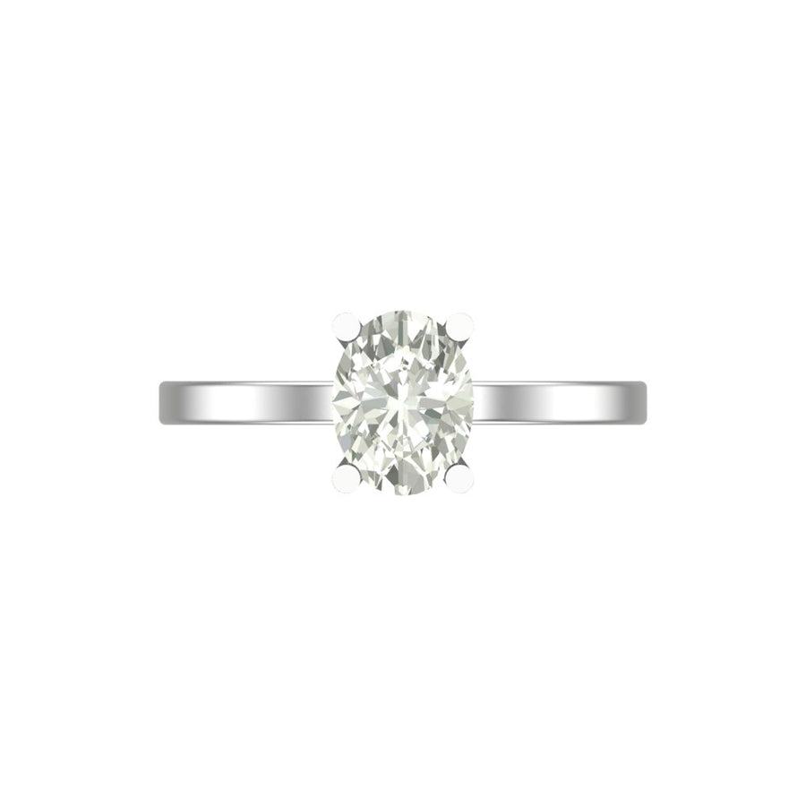 The Grace Oval Solitaire – 2.00 CT Statement Ring