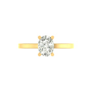 The Grace Oval Solitaire – 2.00 CT Statement Ring
