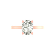 Emara 3.00 CT Oval Solitaire Ring
