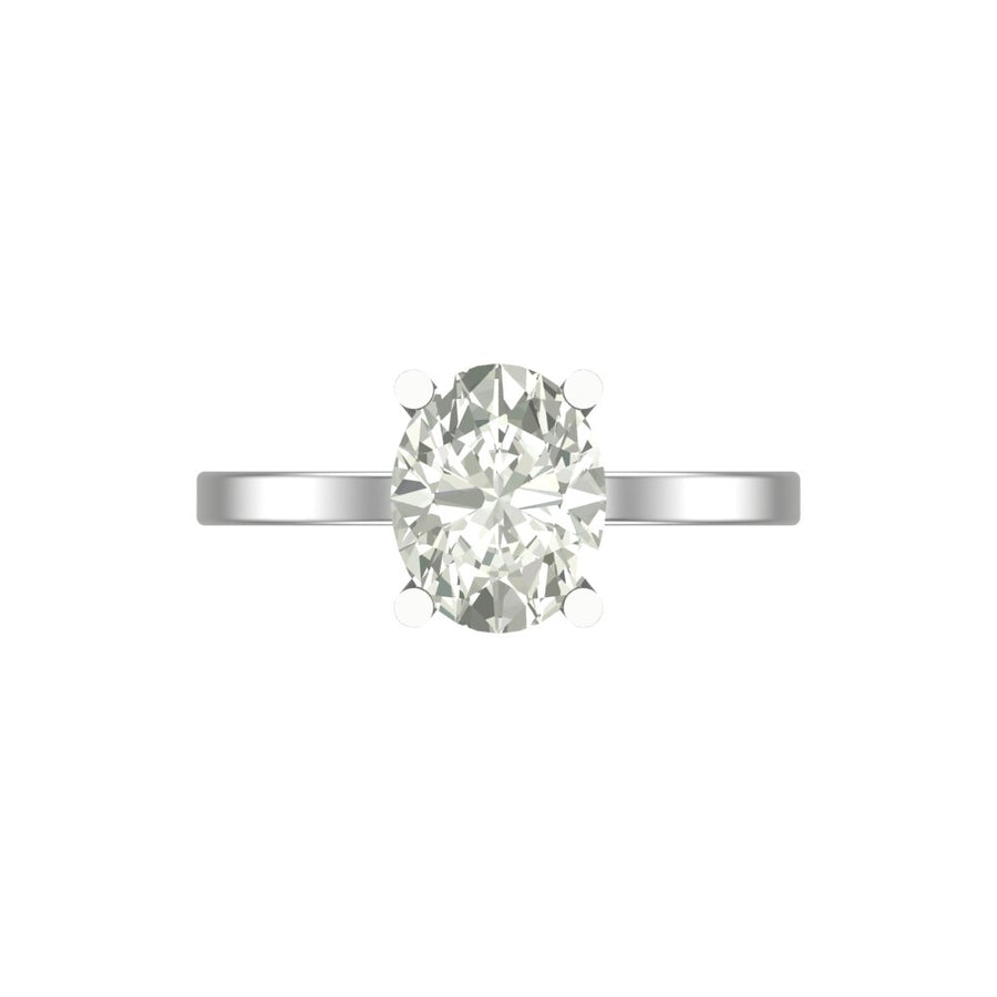 Emara 3.00 CT Oval Solitaire Ring
