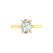 Emara 3.00 CT Oval Solitaire Ring