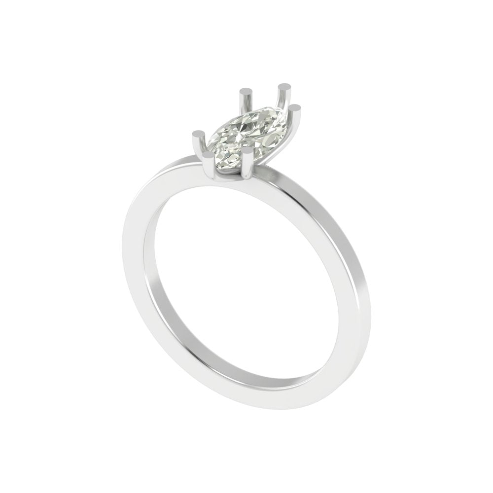 Stella Marquise Solitaire Ring - 1 Ct