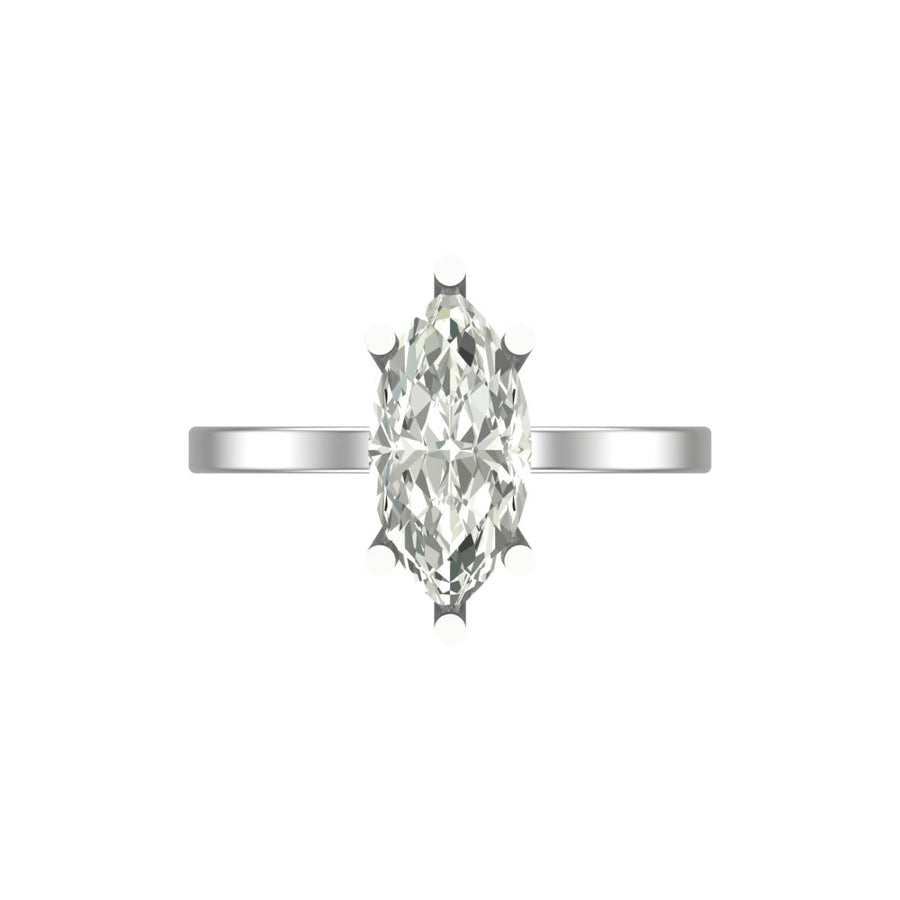 The Forever Flame Marquise Ring - 3 CT with IGI certified
