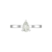 The Everdrop Pear Solitaire Ring - 1 Ct