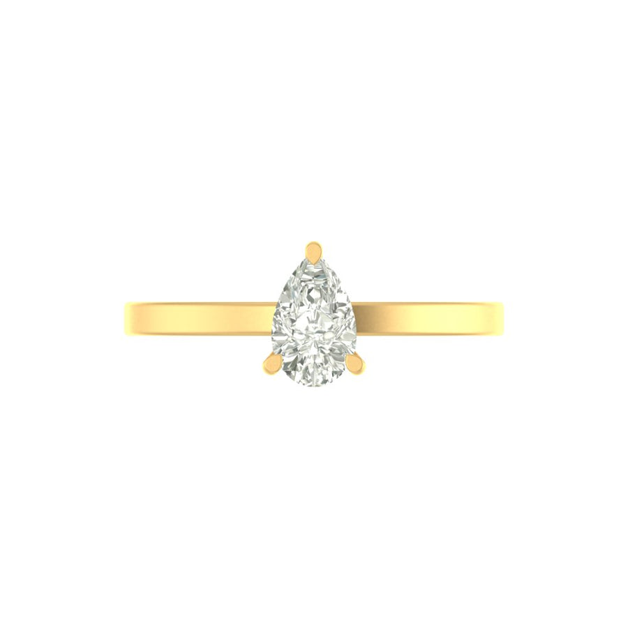 The Everdrop Pear Solitaire Ring - 1 Ct