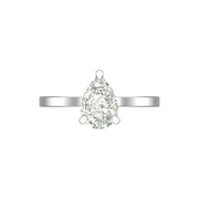 The Keepsake Pear Solitaire Ring - 2 CT
