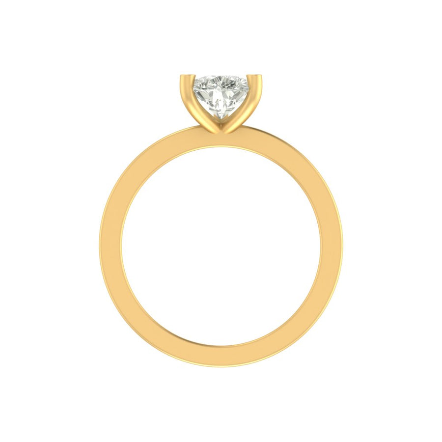 The Keepsake Pear Solitaire Ring - 2 CT