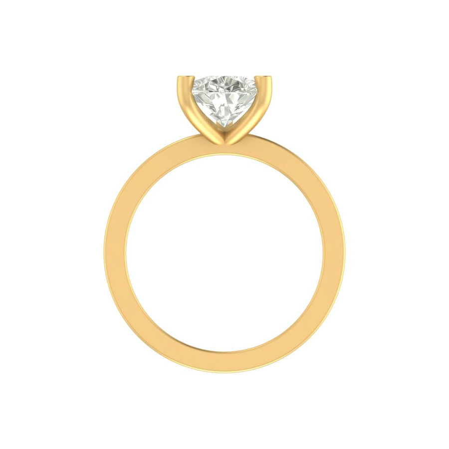 The Evermore Pear Solitaire Ring - 3 CT with IGI Certified