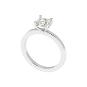 Elegant Cushion-Cut Lab Diamond Solitaire Ring | 2.00 Ct | 14K/18K Gold | Lightweight Engagement Ring