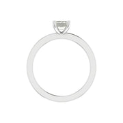 Emerald-Cut Solitaire Diamond Ring – 1.00 Carat Lab Grown Diamond | 14K/18K Gold