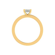 Emerald-Cut Solitaire Diamond Ring – 1.00 Carat Lab Grown Diamond | 14K/18K Gold