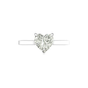 2 Carat Heart Shape Diamond Solitaire Ring in 14K/18K Gold | Romantic Engagement Ring | Love Promise Ring