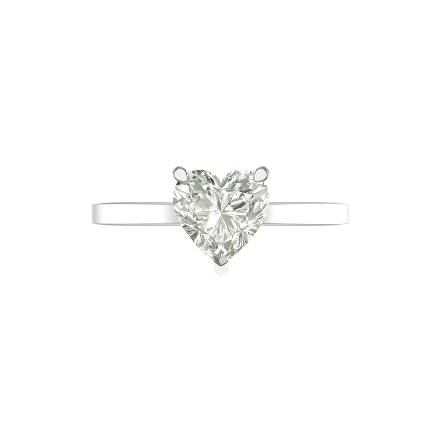 2 Carat Heart Shape Diamond Solitaire Ring in 14K/18K Gold | Romantic Engagement Ring | Love Promise Ring
