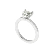 2 Carat Heart Shape Diamond Solitaire Ring in 14K/18K Gold | Romantic Engagement Ring | Love Promise Ring