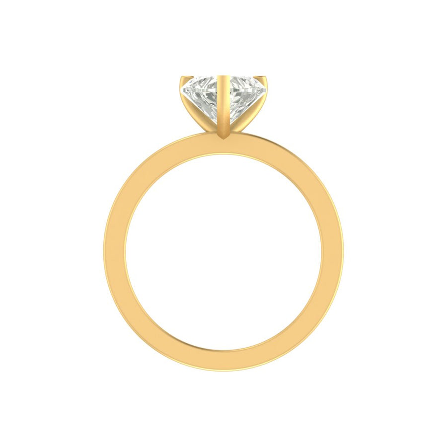 2 Carat Heart Shape Diamond Solitaire Ring in 14K/18K Gold | Romantic Engagement Ring | Love Promise Ring