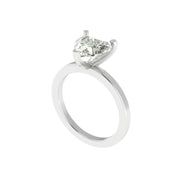 Timeless 3 Carat Heart-Shaped Lab Diamond Ring – Elegant Solitaire in 14K/18K Gold