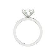 Timeless 3 Carat Heart-Shaped Lab Diamond Ring – Elegant Solitaire in 14K/18K Gold