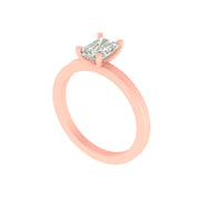 1 Carat Radiant-Cut Lab Diamond Ring  – Elegant & Lightweight
