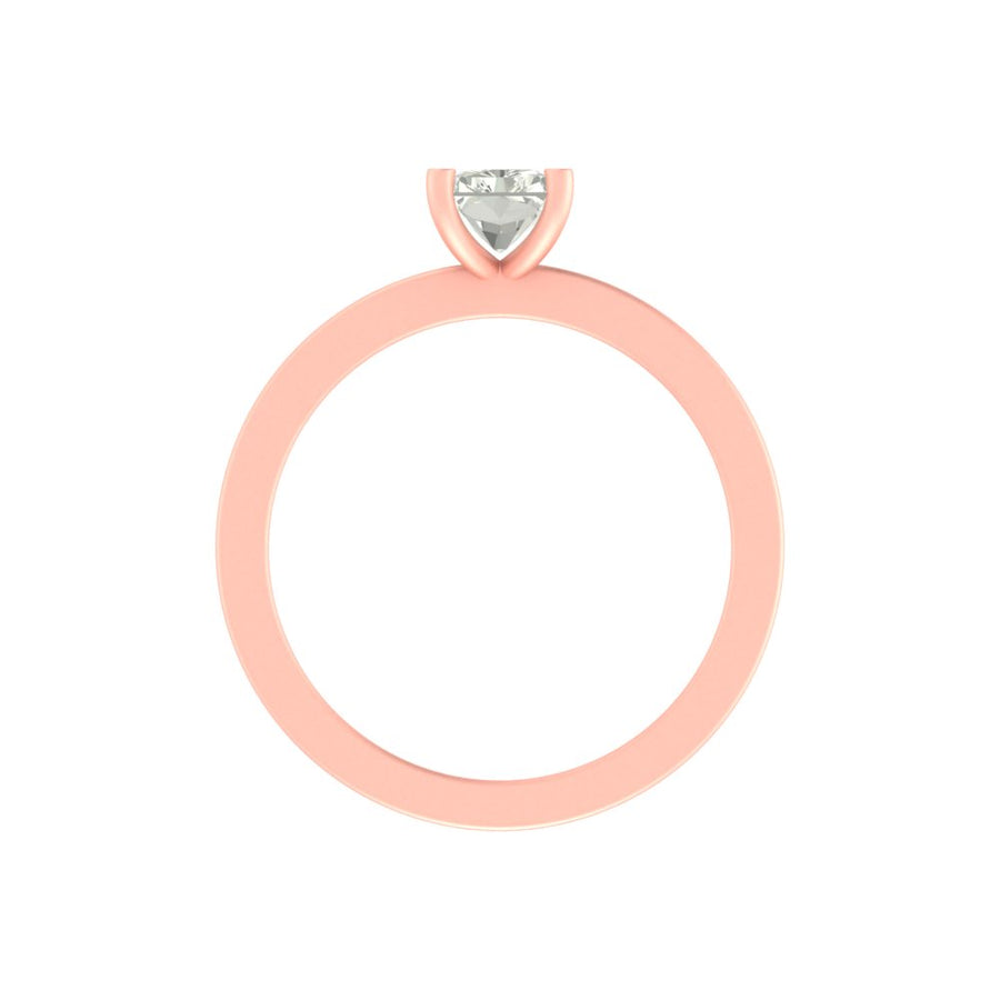 1 Carat Radiant-Cut Lab Diamond Ring  – Elegant & Lightweight