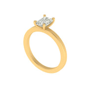 1 Carat Radiant-Cut Lab Diamond Ring  – Elegant & Lightweight