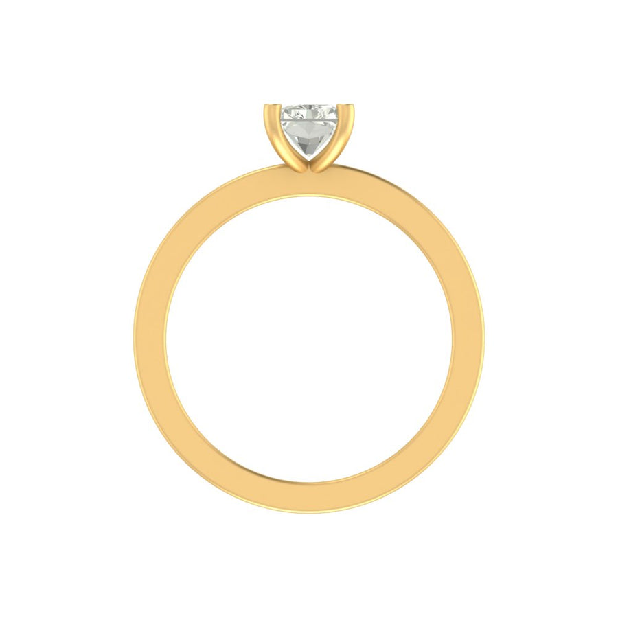 1 Carat Radiant-Cut Lab Diamond Ring  – Elegant & Lightweight