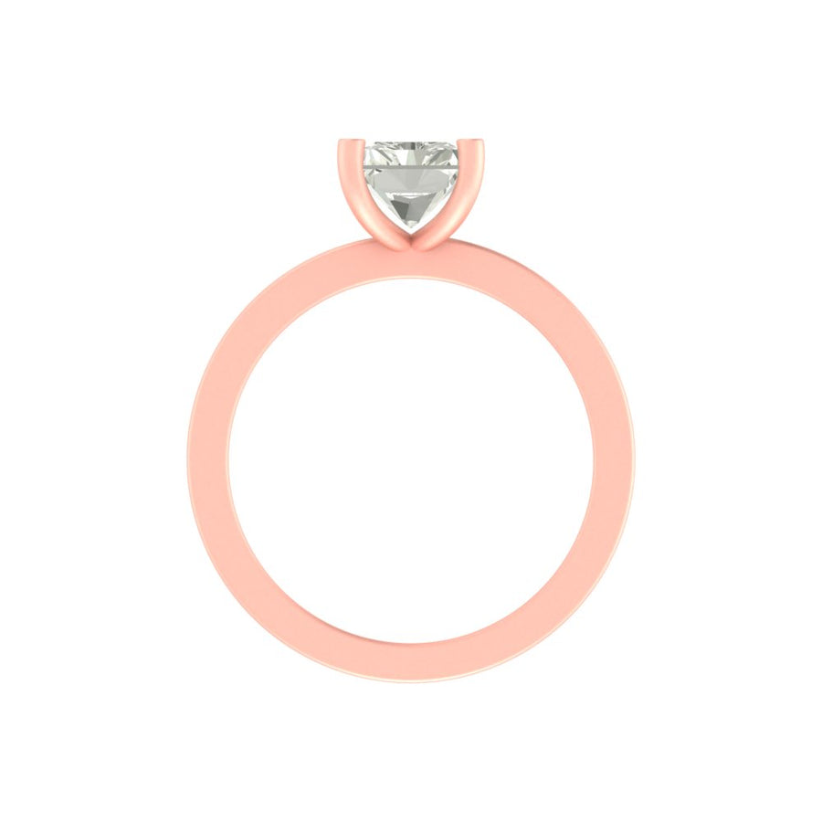 2 Carat Radiant-Cut Lab Diamond Ring in 14K / 18K Gold – Statement Luxury in Lightweight