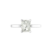 2 Carat Radiant-Cut Lab Diamond Ring in 14K / 18K Gold – Statement Luxury in Lightweight