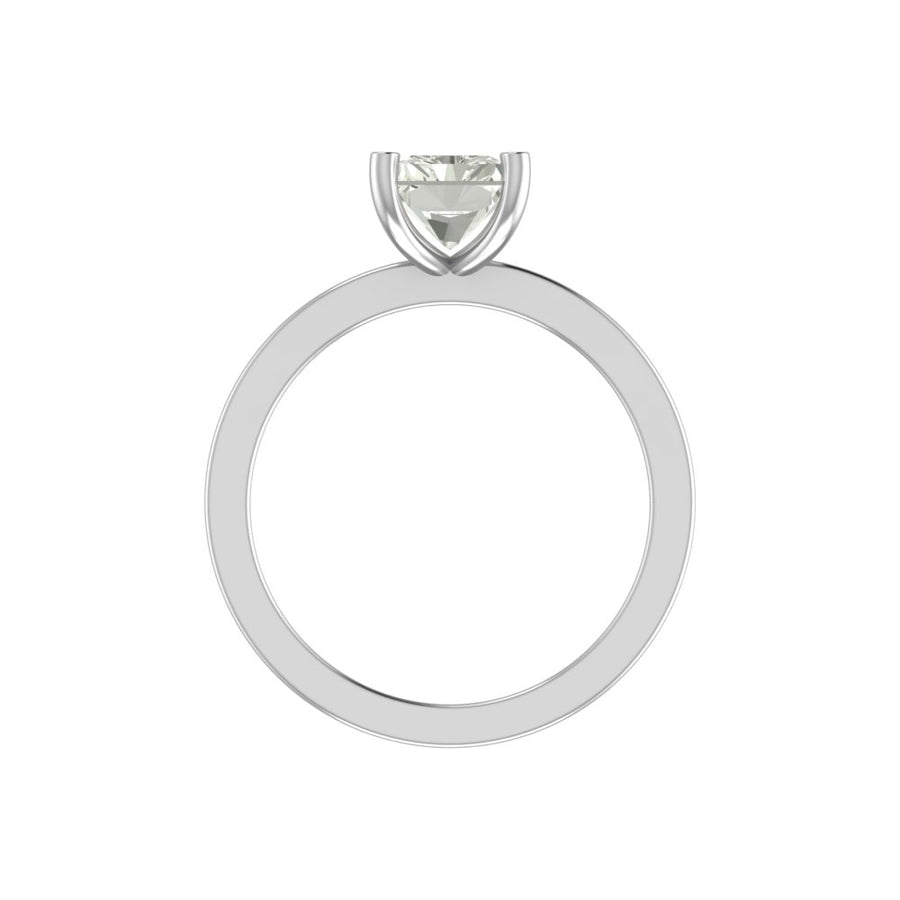 2 Carat Radiant-Cut Lab Diamond Ring in 14K / 18K Gold – Statement Luxury in Lightweight