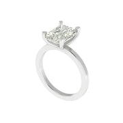 3 Carat Radiant-Cut Lab Diamond Ring in 14K / 18K Gold – Grand Luxury, Lightweight Build