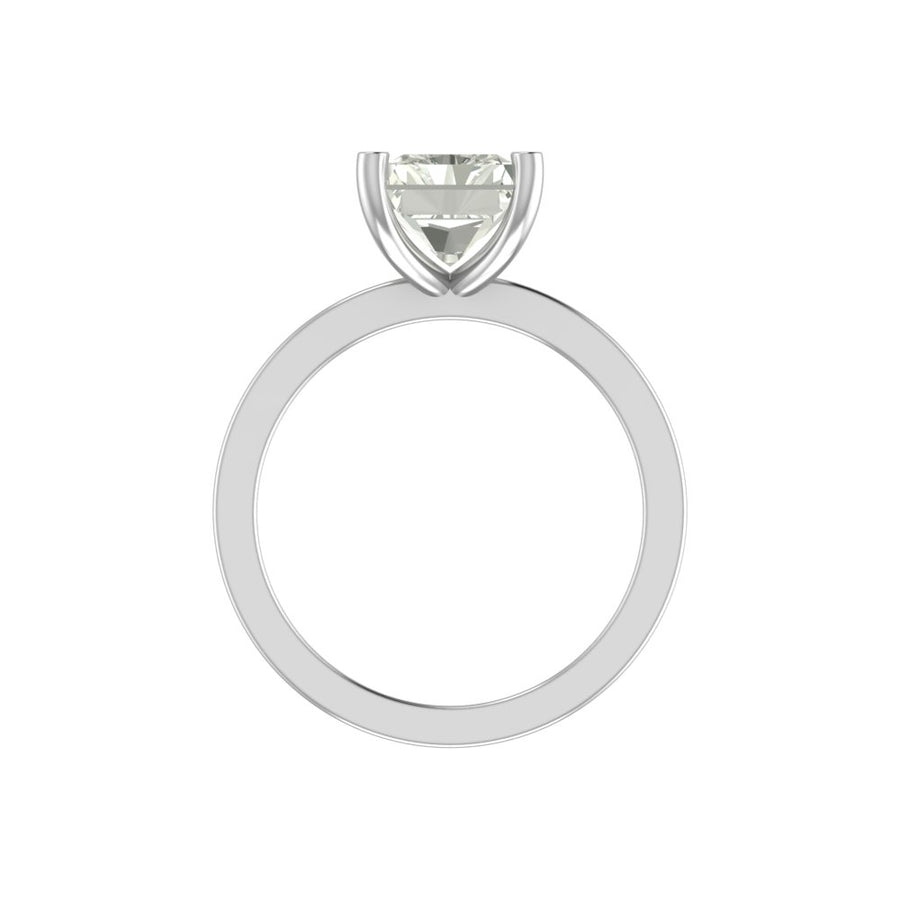 3 Carat Radiant-Cut Lab Diamond Ring in 14K / 18K Gold – Grand Luxury, Lightweight Build