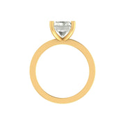 3 Carat Radiant-Cut Lab Diamond Ring in 14K / 18K Gold – Grand Luxury, Lightweight Build